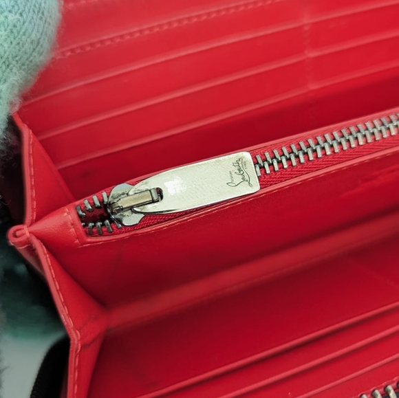 ✨️💎Authentic Christian louboutin Spike Stud Long Zippy Wallet - Picture 10 of 16